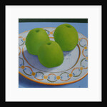 Three Green Apples, 2009 by Ann Brain