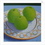 Three Green Apples, 2009 by Ann Brain