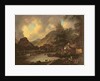 Castle Crag Borrowdale by Julius Caesar Ibbetson