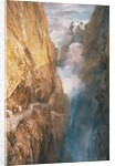 Passage of Mount St. Gotthard from the Devil's Bridge, 1804 by Joseph Mallord William Turner