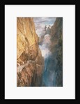 Passage of Mount St. Gotthard from the Devil's Bridge, 1804 by Joseph Mallord William Turner
