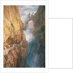 Passage of Mount St. Gotthard from the Devil's Bridge, 1804 by Joseph Mallord William Turner
