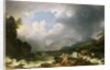 Belle Isle Windermere in a Storm by Philip James de Loutherbourg