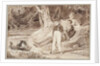 Four figures among the trees on a hot day, 1807 by John Harden