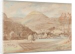 Fields outside Brathay, 1812 by John Harden