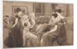 Singsong around a piano, 1806 by John Harden