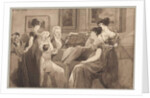 Singsong around a piano, 1806 by John Harden