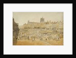 The Market Place, Norwich, taken from Mr Cooper's, 1807 by John Sell Cotman