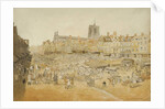 The Market Place, Norwich, taken from Mr Cooper's, 1807 by John Sell Cotman