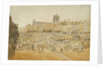 The Market Place, Norwich, taken from Mr Cooper's, 1807 by John Sell Cotman