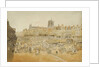 The Market Place, Norwich, taken from Mr Cooper's, 1807 by John Sell Cotman
