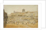 The Market Place, Norwich, taken from Mr Cooper's, 1807 by John Sell Cotman