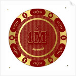 PokerChip 1M, 2015 by Francois Domain