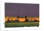 Sunset on London, 2015 by Francois Domain