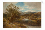 On the Llygwy, North Wales by Benjamin Williams Leader