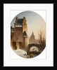 Winter Scene by School German