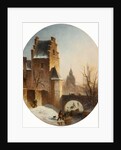 Winter Scene by School German