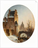 Winter Scene by School German