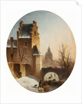 Winter Scene by School German