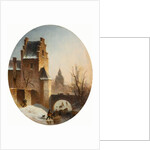 Winter Scene by School German