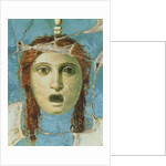 Wall painting of a female head, Pompeii, 1st century AD by Roman Roman