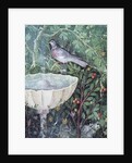 Wall painting of a dove in a garden by a fountain, House of the Golden Bracelet, Pompeii, 1st century AD by Anonymous