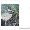 Wall painting of a dove in a garden by a fountain, House of the Golden Bracelet, Pompeii, 1st century AD by Anonymous