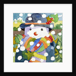 Snowman in snow, 2011 by Jennifer Abbott