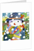 Snowman in snow, 2011 by Jennifer Abbott