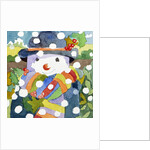 Snowman in snow, 2011 by Jennifer Abbott