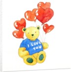 I love you bear - balloon, 2011 by Jennifer Abbott