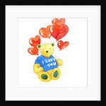 I love you bear - balloon, 2011 by Jennifer Abbott