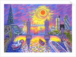 Sunset:Pool Of London, 2013 by David Newton