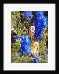 Blue Delphiniums, 2019 by Helen White