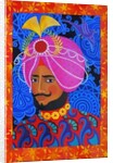 Maharaja with Pink Turban, 2012 by Jane Tattersfield