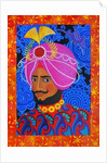 Maharaja with Pink Turban, 2012 by Jane Tattersfield