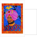 Maharaja with Pink Turban, 2012 by Jane Tattersfield