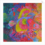 Flying Indian roller bird, 2013 by Jane Tattersfield