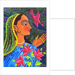 Maharani with magenta bird, 2011 by Jane Tattersfield