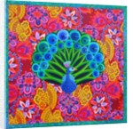Peacock and pattern, 2015 by Jane Tattersfield