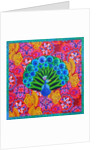 Peacock and pattern, 2015 by Jane Tattersfield