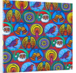 Christmas in small circles, 2015 by Jane Tattersfield