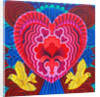 Heart and birds, 2016, by Jane Tattersfield