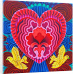 Heart and birds, 2016, by Jane Tattersfield