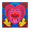 Heart and birds, 2016, by Jane Tattersfield