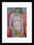 Woman with Cat by Ruth Addinall