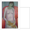 Woman with Cat by Ruth Addinall