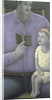 Man reading to Girl by Ruth Addinall