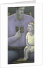 Man reading to Girl by Ruth Addinall