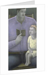 Man reading to Girl by Ruth Addinall